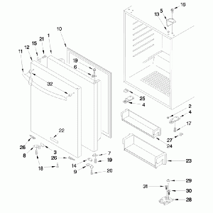 1 of W10922160 DOOR-SKIN