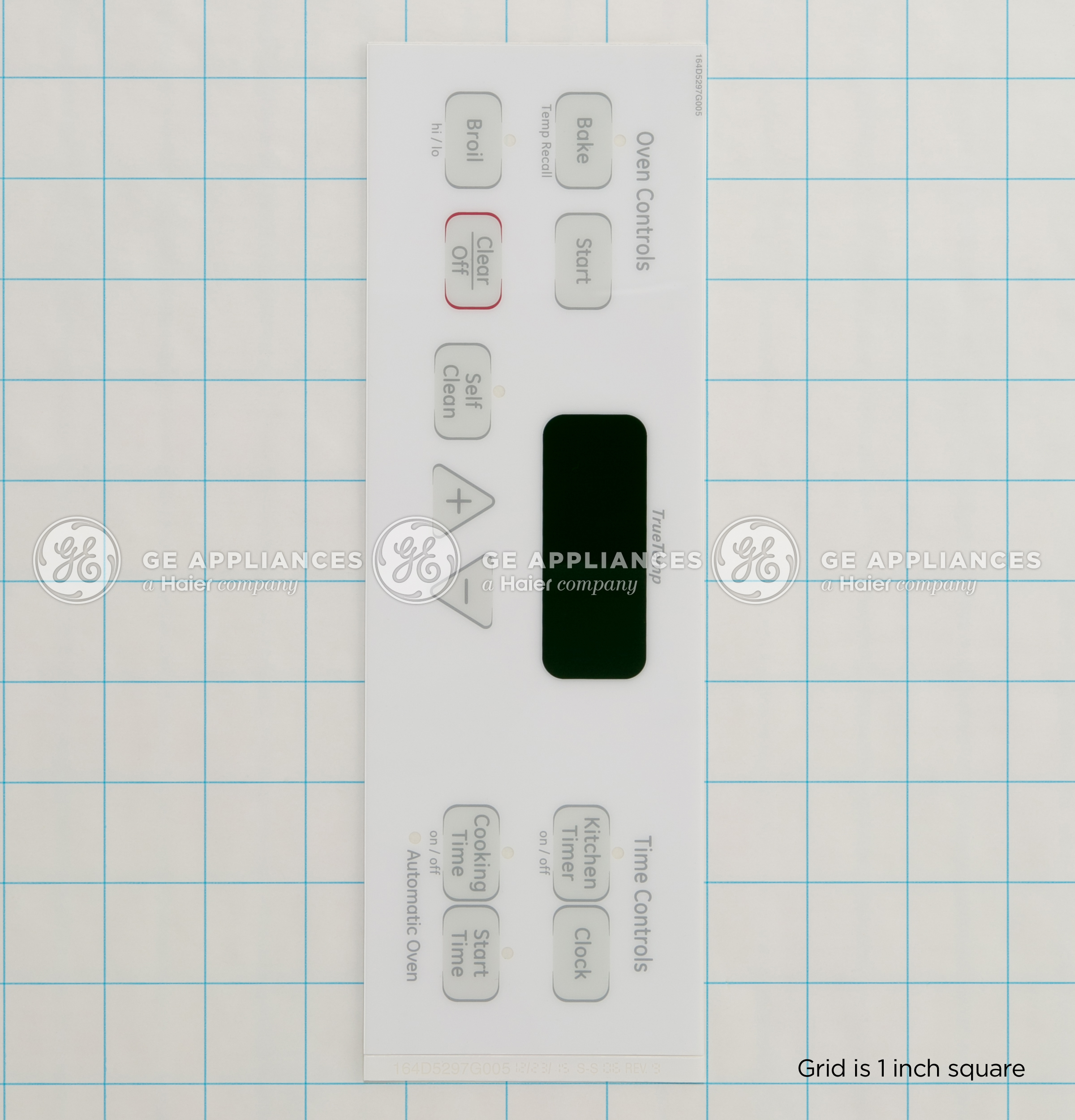 1 of WB27T11096 GE Oven Control Faceplate OEM Replacement, NEW FAST SHIP Fits Many Appliance Models - Image 5