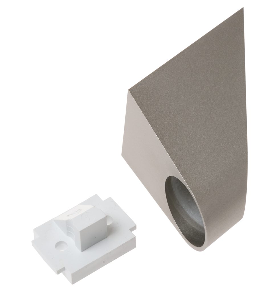 WR02X11833 GE Refrigerator Lower Handle Support Assembly