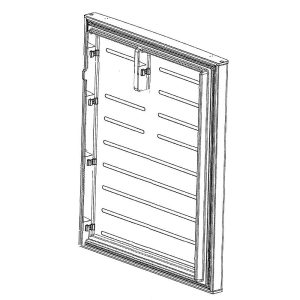 WR78X25793 GE Refrigerator BB Door Foam Assembly
