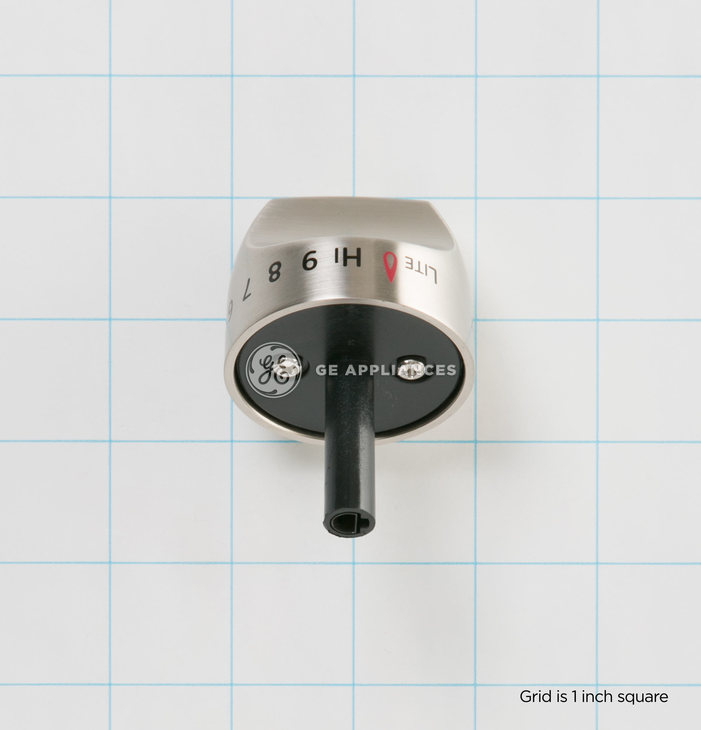 WB03X23083 GE RANGE KNOB STAINLESS STEEL OEM - Image 5
