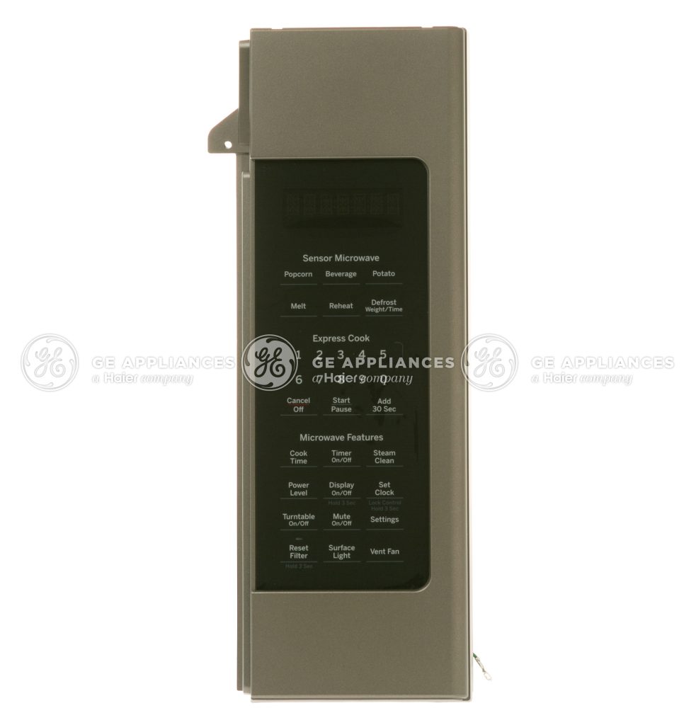 WB56X30167 GE Microwave Slate Control Panel White
