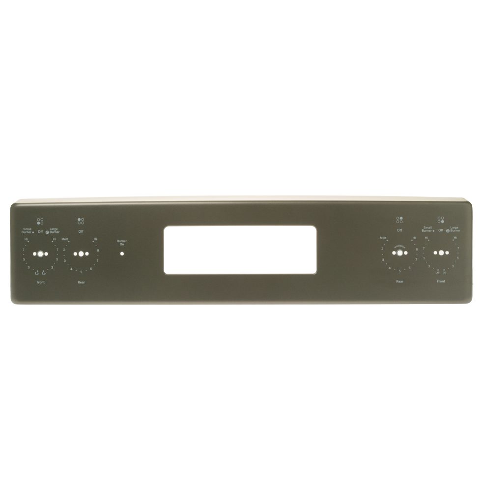WB07X32014 GE Range Control Panel Trim Assembly