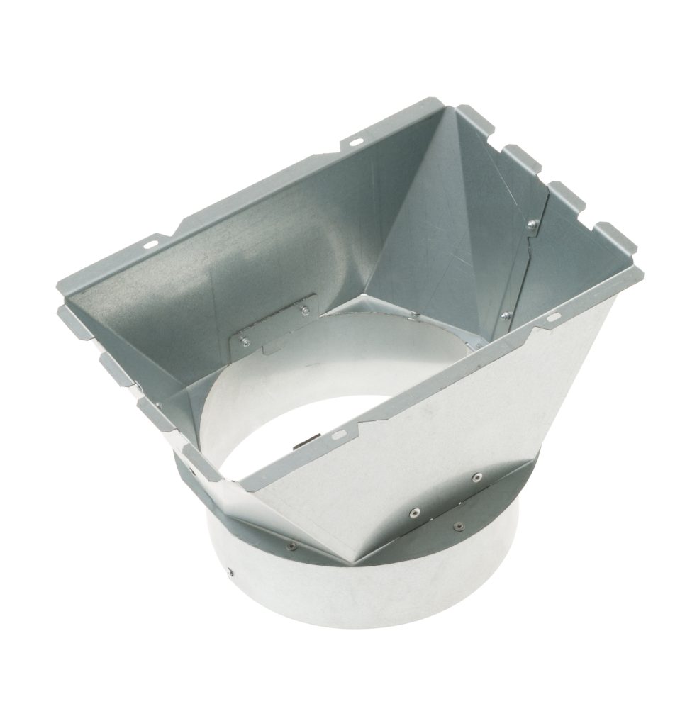 WB02X11509 GE Range Hood Damper Transition