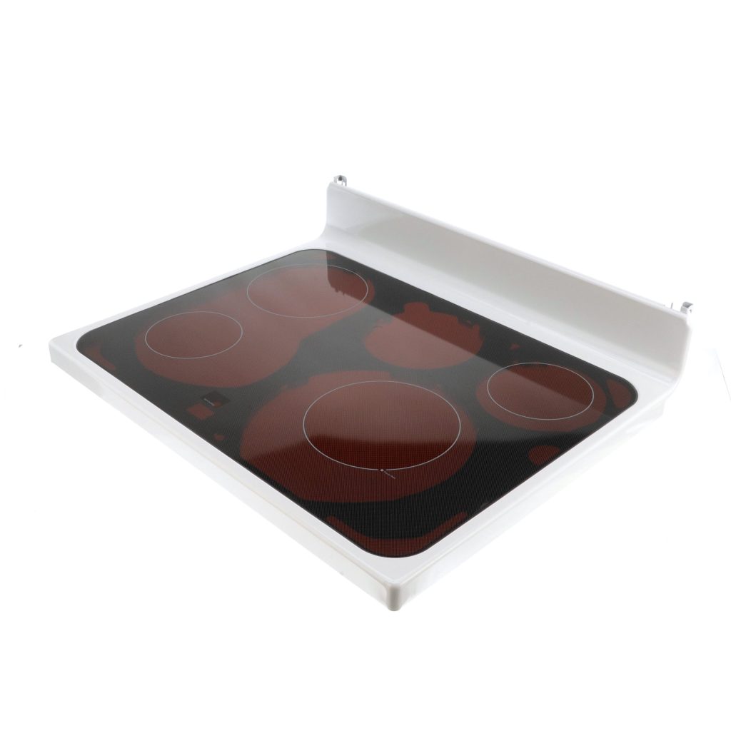 WB62X25976 GE Range Glass Top Assembly (White)