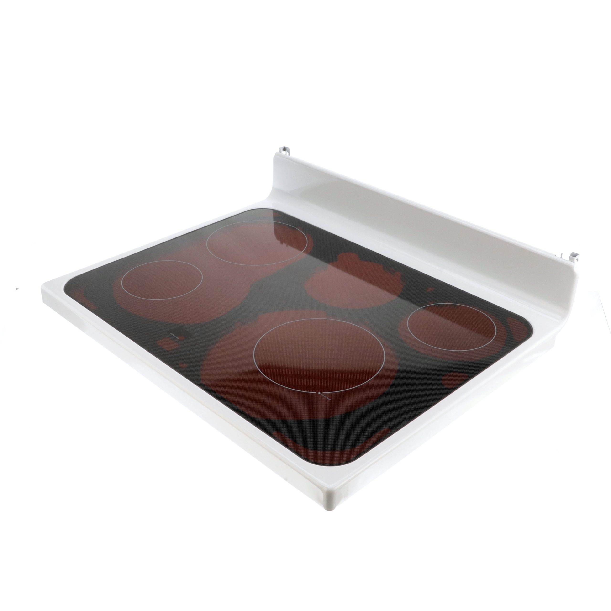 WB62X25976 GE Range Glass Top Assembly (White)