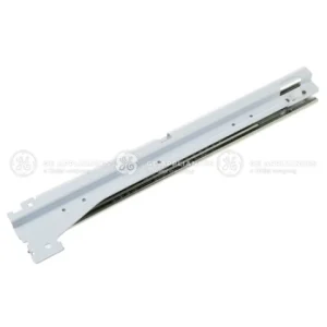 WR72X39425 GE WHITE FREEZER LOWER BASKET SLIDE AND BRACKET LEFT OEM