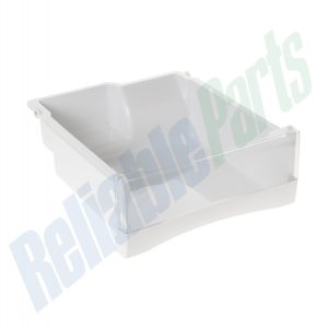 WR32X10895 GE Refrigerator Left Hand Veg Pan Assembly