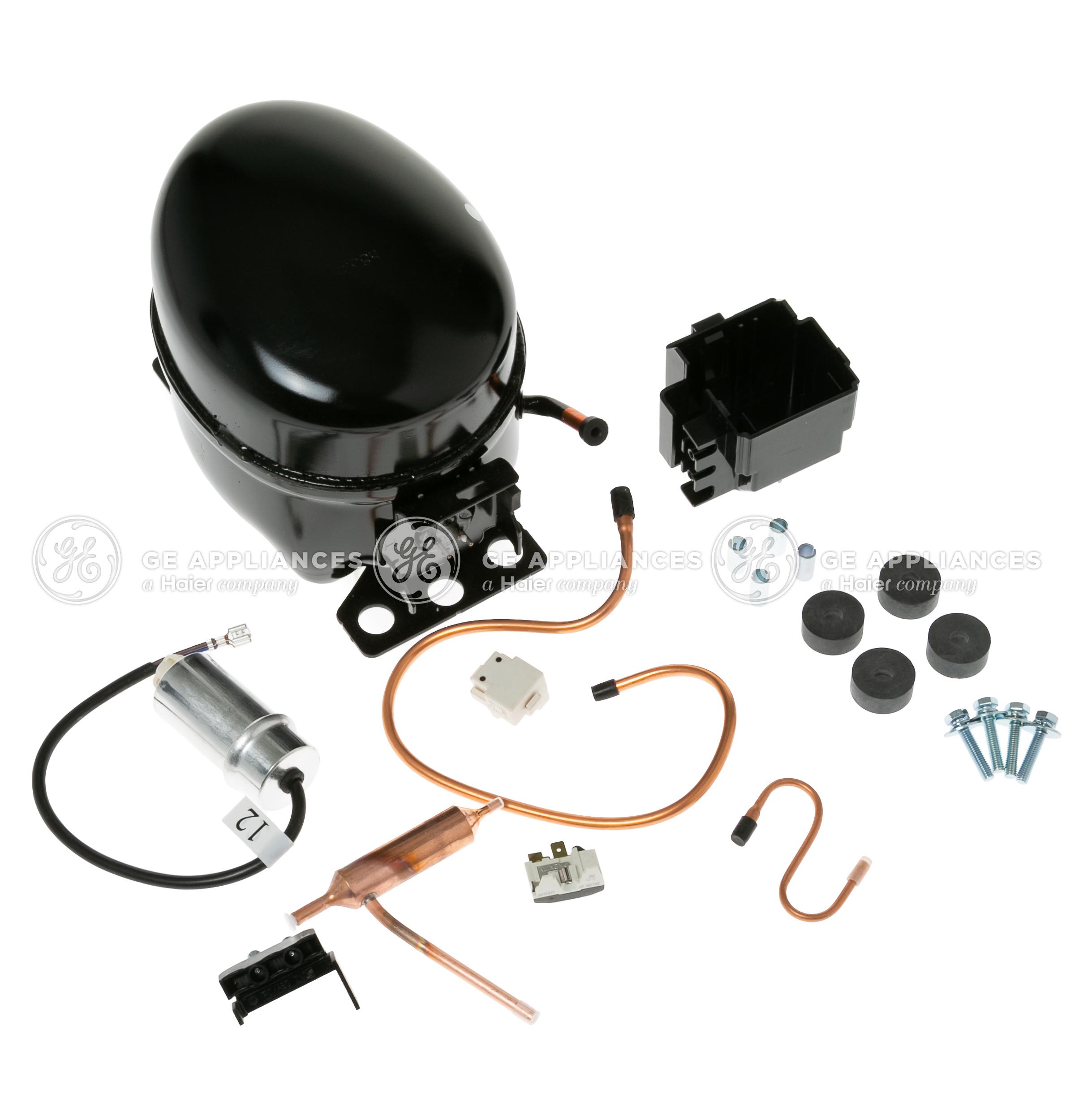 WR87X25648 GE Refrigerator Single SPD Compressor Kit - Image 2