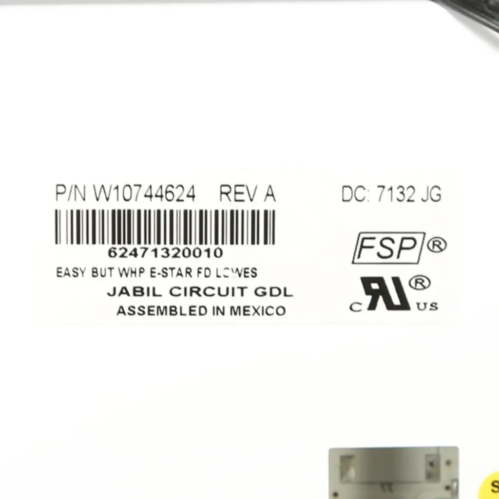 1 of W10811881 CNTRL-ELEC