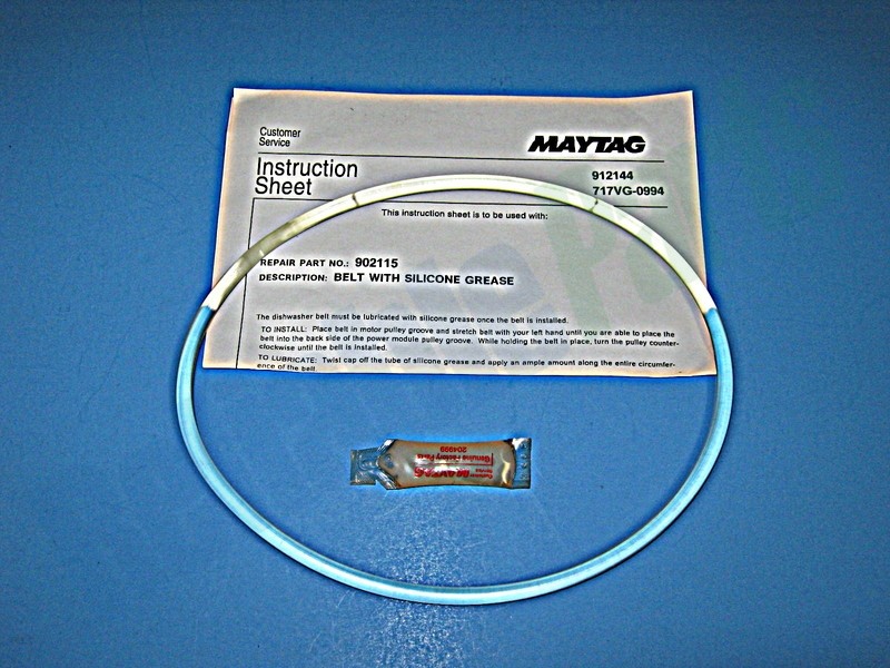 1 of 6-9021150 Whirlpool Dishwasher Belt with Lubricant OEM Replacement, NEW ... - Image 5