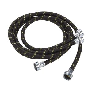 1 of 8212487RC Whirlpool 5' Nylon Braided Washer Fill Hose Kit - 2 Pack OEM R...