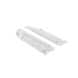 1 of W11197396 Whirlpool Refrigerator Drawer Slide Rail Endcap Kit OEM Replac...