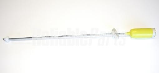 1 of WH16X543 GE Dryer GE Suspension Rod and Spring Yellow OEM Replacement, N... - Image 3