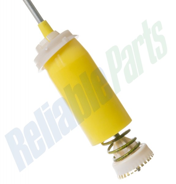1 of WH16X543 GE Dryer GE Suspension Rod and Spring Yellow OEM Replacement, N... - Image 7