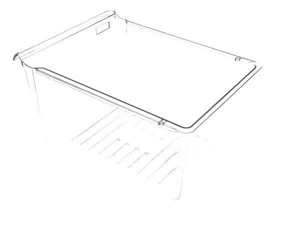1 of WP2256704 Whirlpool Crisper Pan OEM Replacement, NEW FAST SHIP Fits Many...