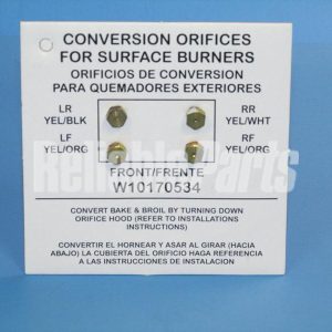 1 of WPW10170534 Whirlpool LP Conversion Kit OEM Replacement, NEW FAST SHIP F...