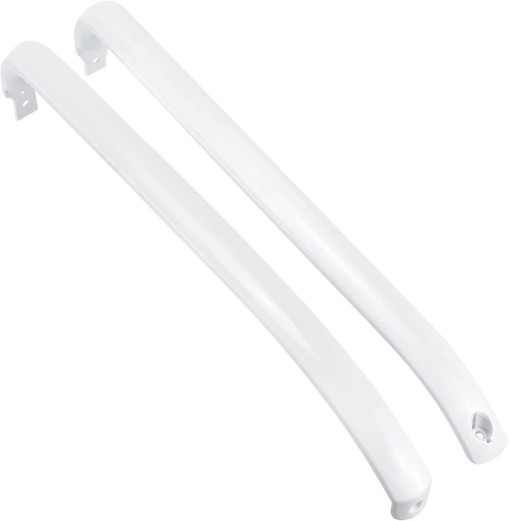 1 of WR12X22148 GE Refrigerator Smooth Handle Kit (White) OEM Replacement, NE...