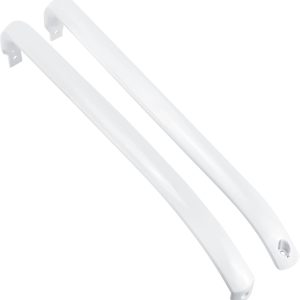 1 of WR12X22148 GE Refrigerator Smooth Handle Kit (White) OEM Replacement, NE...