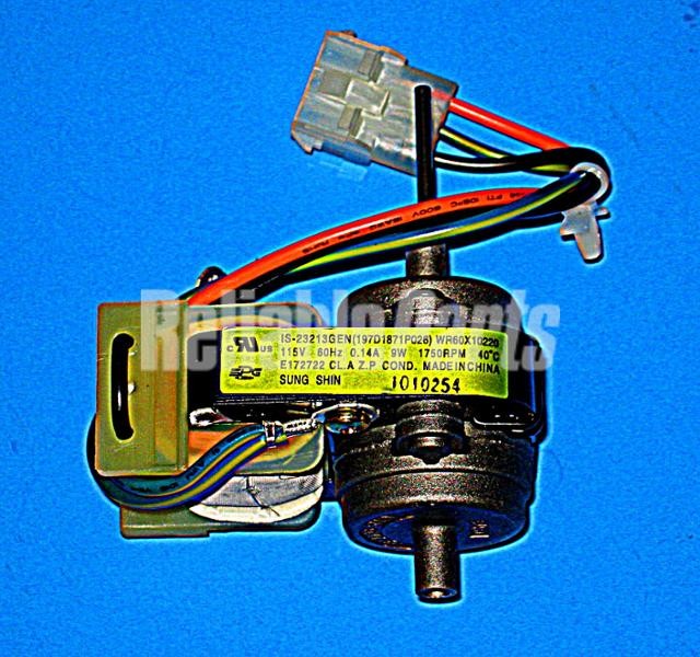 1 of WR60X10220 GE Refrigerator Condenser Fan Motor OEM Replacement, NEW FAST... - Image 6