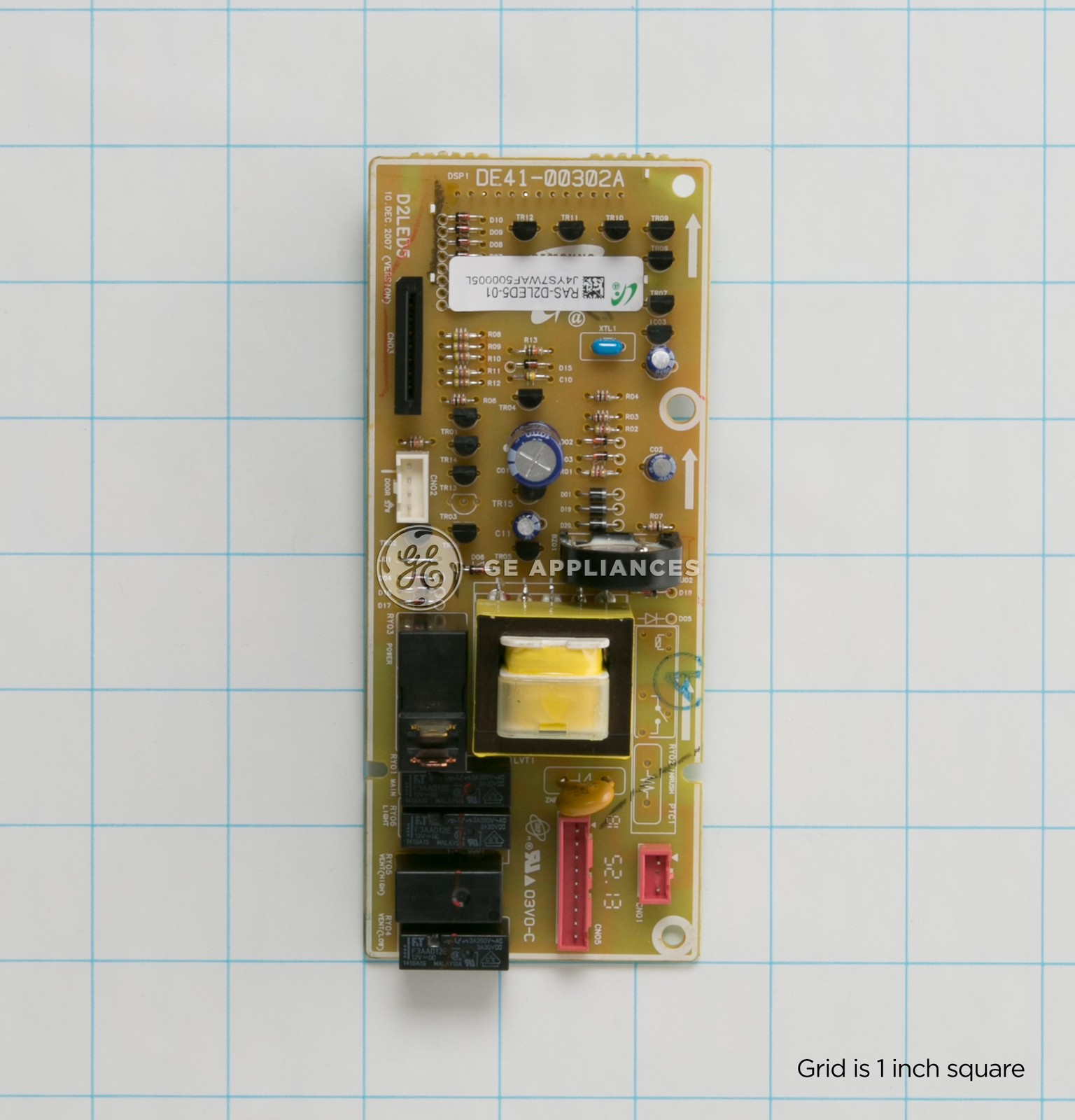 WB27X10828 GE Microwave PCB Assembly Genuine OEM Part. - Image 4