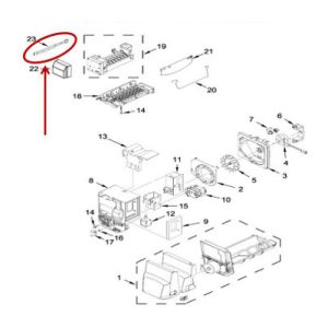 OEM Genuine Part 1 of W10884720 - HARNS-WIRE