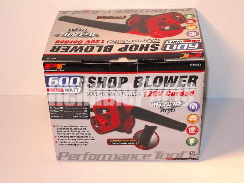 OEM Genuine Part 1 of W50063 Performance Tools 120V Garage Shop Blower