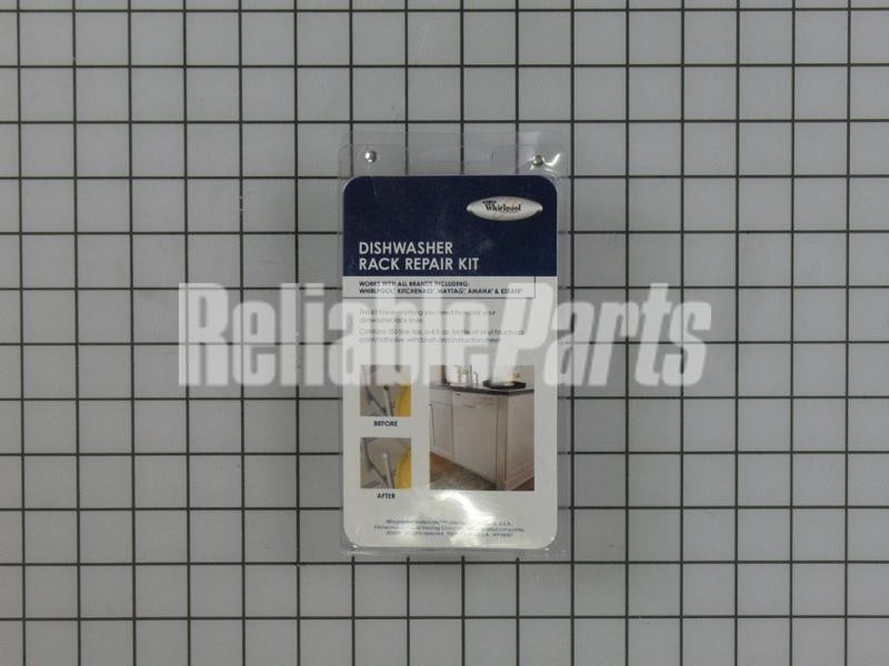 1 of 4396838RC Whirlpool Rack Repair Kit White OEM Replacement, NEW FAST SHIP... - Image 3