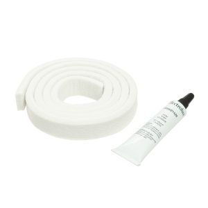 1 of 5303937183 Frigidaire Dryer Lower Front Felt Seal OEM Replacement, NEW F...