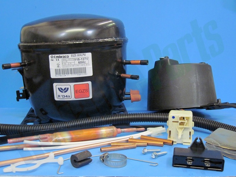 1 of 5304475102 Frigidaire Refrigerator Compressor Kit OEM Replacement, NEW F... - Image 5