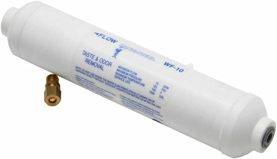1 of 5304492441 Frigidaire Refrigerator 10" Universal In-Line Water Filter OE...