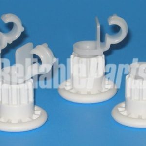 1 of WD12X10327 GE Dishwasher Rack and Roller Stud 4 Pack OEM Replacement, NE...