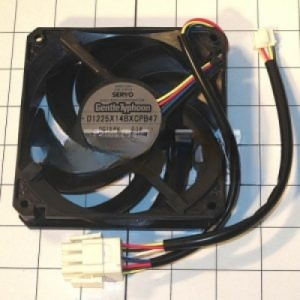 1 of WR60X10358 GE Refrigerator Condenser Fan Motor Assembly OEM Replacement,...