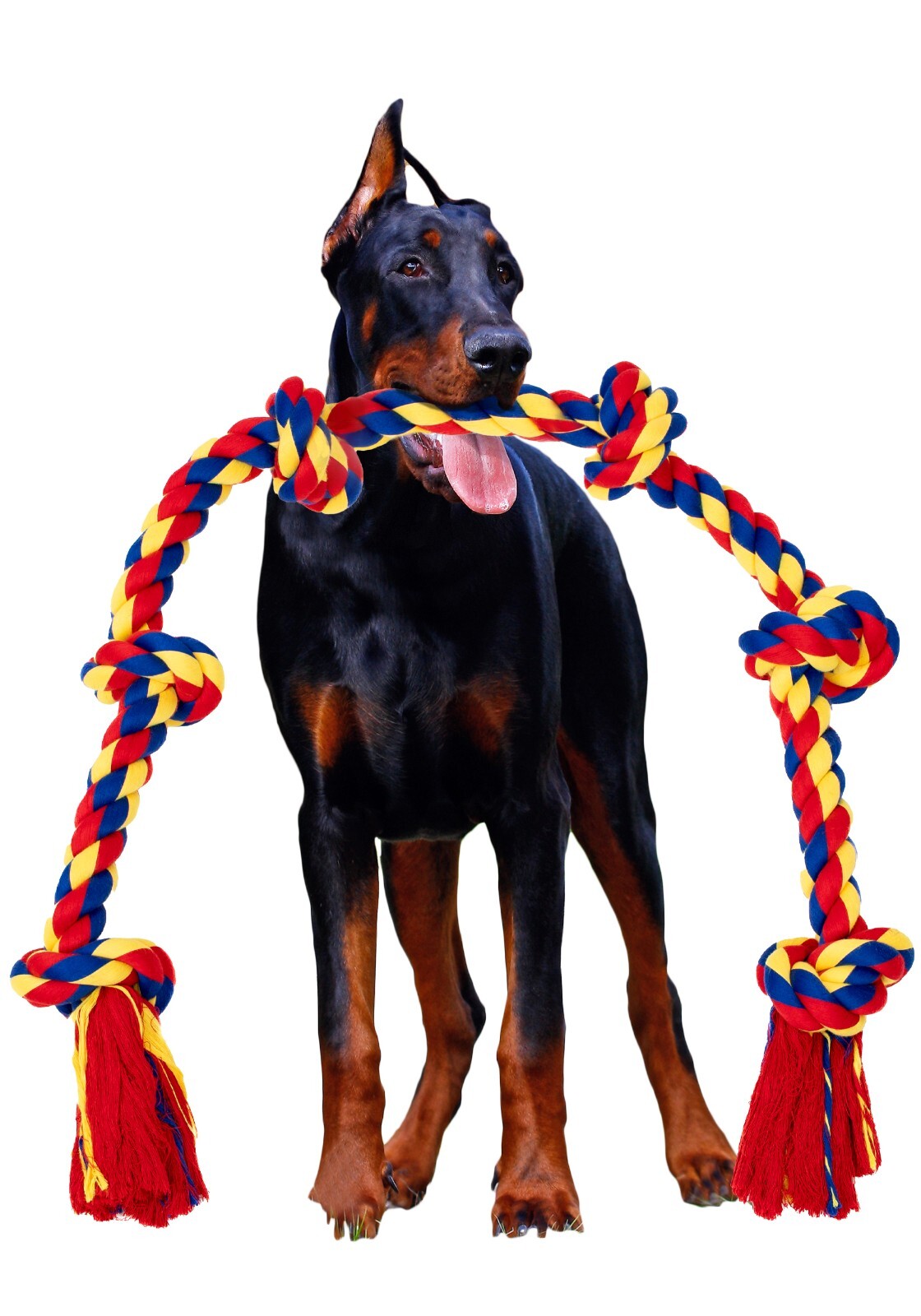 Giant Dog Rope Toy For Extra Large Dogs - 48 Inch Long 6 Knot Xxl Dog Rope - Image 16
