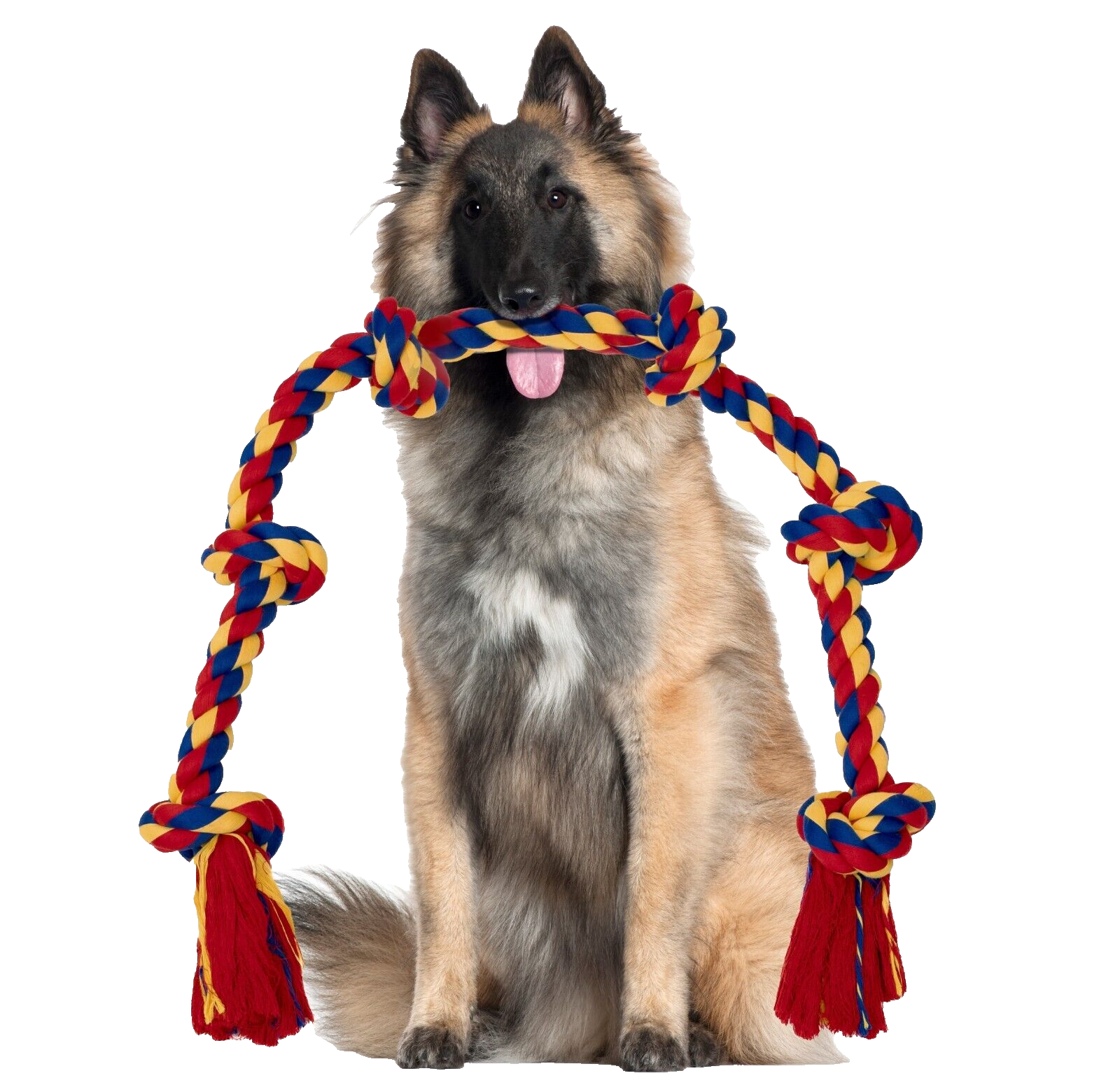 Giant Dog Rope Toy For Extra Large Dogs - 48 Inch Long 6 Knot Xxl Dog Rope - Image 3