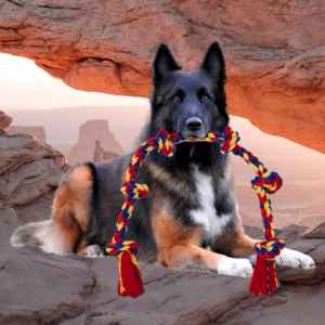 Giant Dog Rope Toy For Extra Large Dogs - 48 Inch Long 6 Knot Xxl Dog Rope
