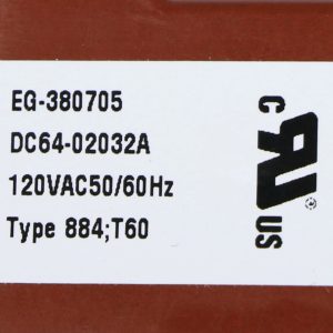 OEM Genuine Part 1 of DC64-02032A - SWITCH DOOR LOCK;AC120V,16,SOLNOID, DOOR