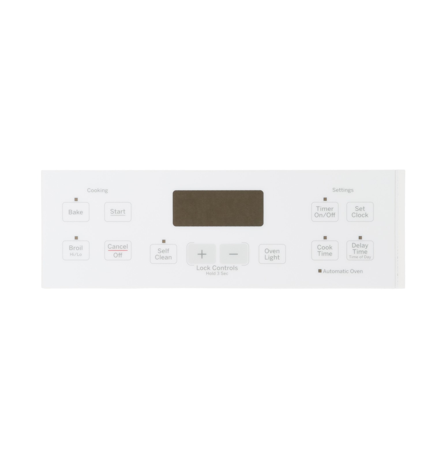 OEM Genuine Part 1 of WB27T11512 GE Oven Faceplate Graphics (WW) - Image 3