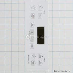 OEM Genuine Part 1 of WB27T11512 GE Oven Faceplate Graphics (WW)