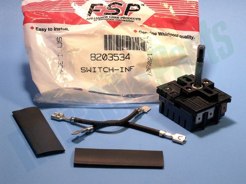 1 of 8203534 Infinite Switch OEM Replacement, NEW FAST SHIP Fits Many Applian... - Image 7