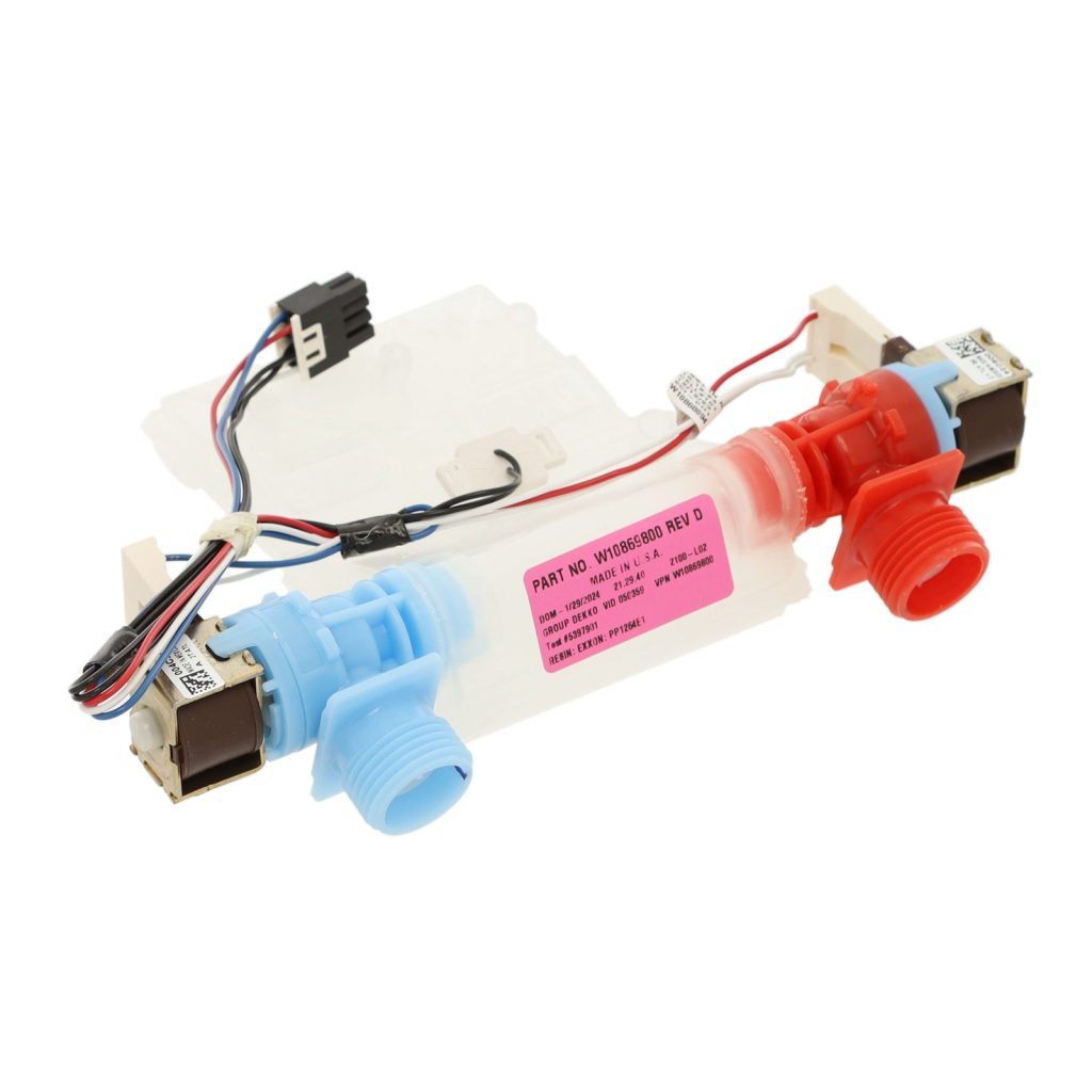 1 of W11038689 Whirlpool Water Inlet Valve OEM Replacement, NEW FAST SHIP Fit...