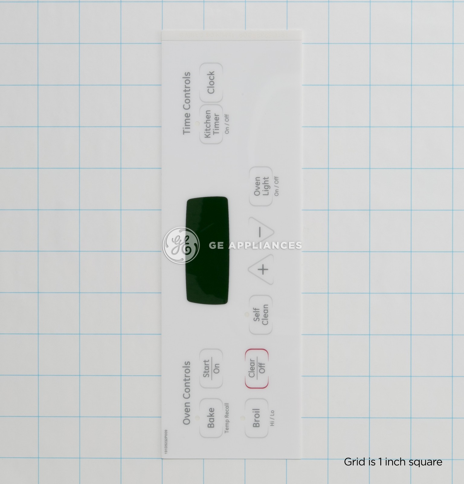 1 of WB27T11014 GE Oven Faceplate Graphics (White) OEM Replacement, NEW FAST ... - Image 4