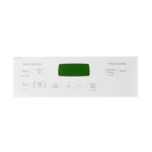 1 of WB27T11014 GE Oven Faceplate Graphics (White) OEM Replacement, NEW FAST ...