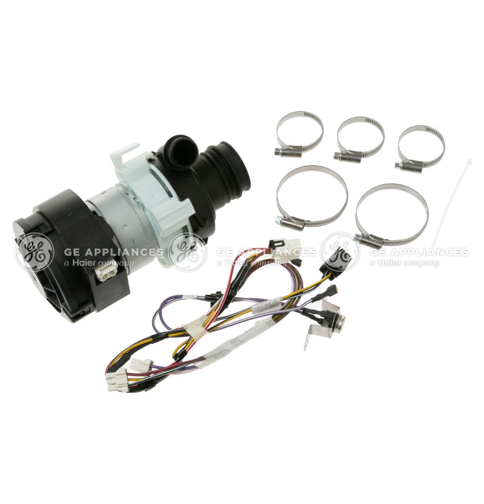 1 of WD49X23778 GE Dishwasher Water Pump Motor Kit OEM Replacement, NEW FAST ...