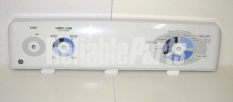 1 of WE19M1493 GE Backsplash Control Panel White OEM Replacement, NEW FAST SH... - Image 4