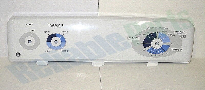 1 of WE19M1493 GE Backsplash Control Panel White OEM Replacement, NEW FAST SH... - Image 6