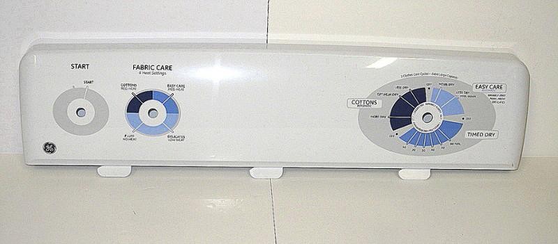 1 of WE19M1493 GE Backsplash Control Panel White OEM Replacement, NEW FAST SH...