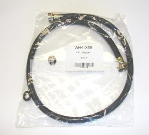 1 of WH41X10207 GE Washer 2 Pack Rubber Inlet Hose 4' OEM Replacement, NEW FA... - Image 3