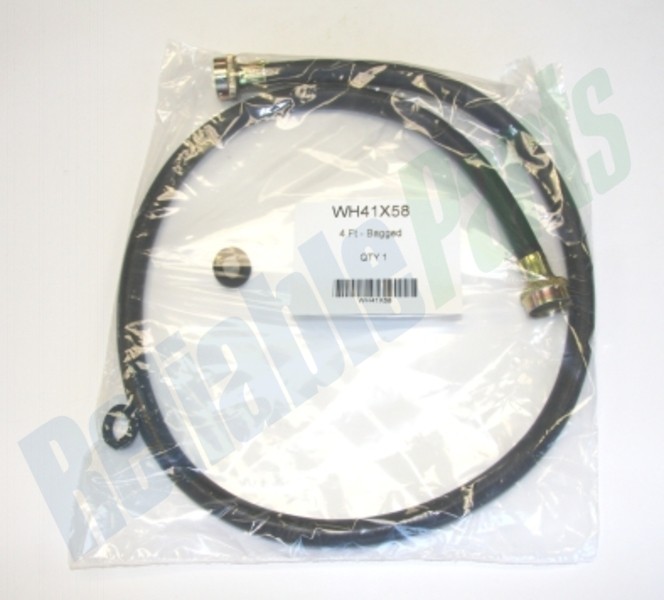 1 of WH41X10207 GE Washer 2 Pack Rubber Inlet Hose 4' OEM Replacement, NEW FA... - Image 4