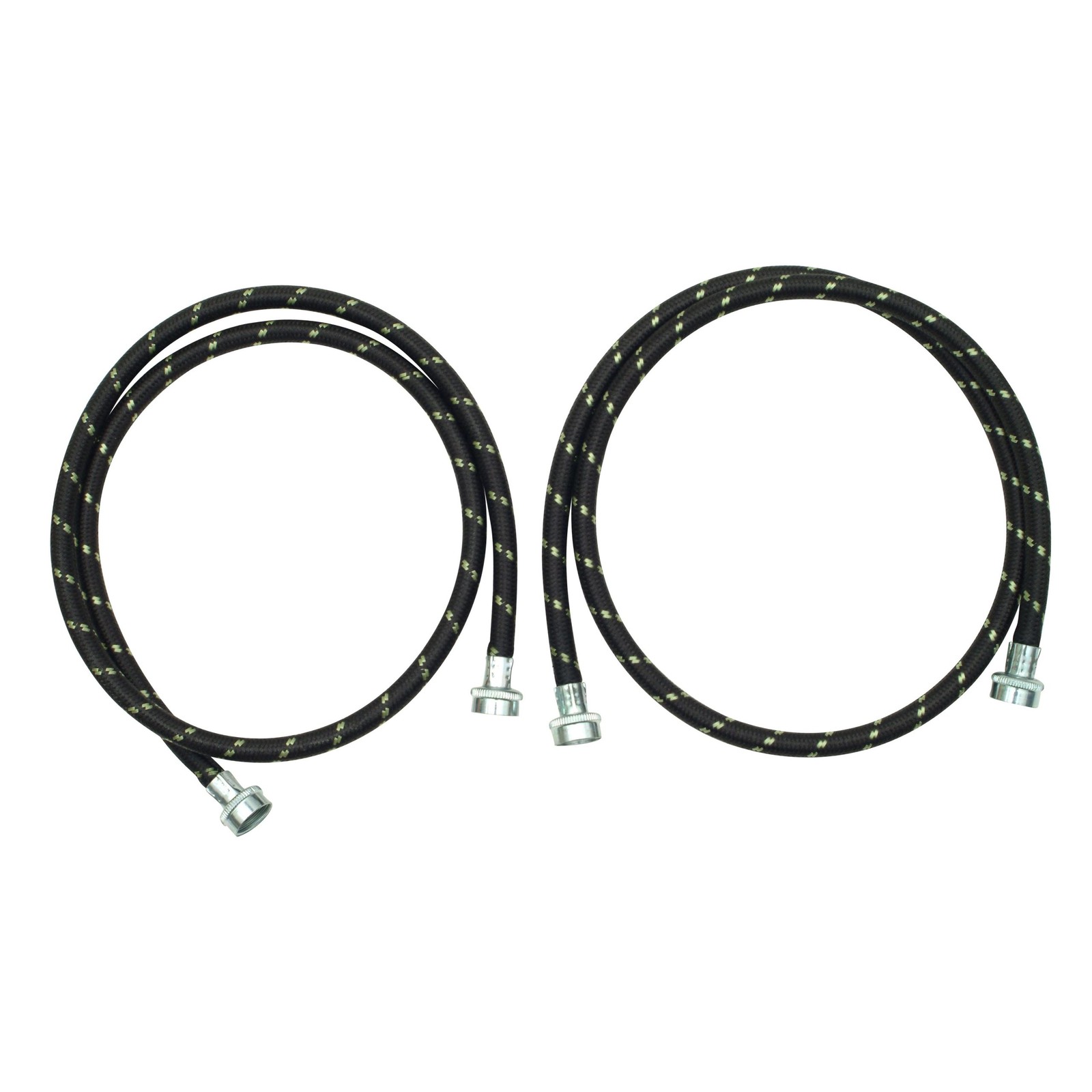 1 of 8212487RP Whirlpool 5' Industrial Grade Nylon Braid Fill Hoses 2 Pack OE... - Image 10